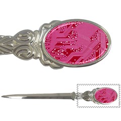 Pink Circuit Pattern Letter Openers by BangZart