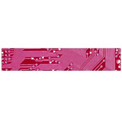 Pink Circuit Pattern Flano Scarf (large)