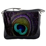 Peacock Feather Messenger Bags Front