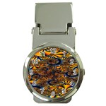Pattern Bright Money Clip Watches Front