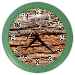 Natural Wood Texture Color Wall Clocks by BangZart