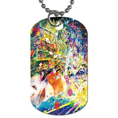 Multicolor Anime Colors Colorful Dog Tag (one Side) by BangZart