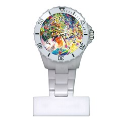 Multicolor Anime Colors Colorful Plastic Nurses Watch