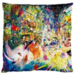 Multicolor Anime Colors Colorful Large Flano Cushion Case (Two Sides) Back