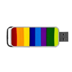 Paper Rainbow Colorful Colors Portable Usb Flash (two Sides) by paulaoliveiradesign