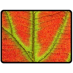 Nature Leaves Double Sided Fleece Blanket (large) 
