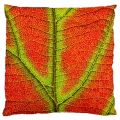 Nature Leaves Standard Flano Cushion Case (one Side)