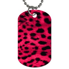 Leopard Skin Dog Tag (one Side)