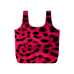 Leopard Skin Full Print Recycle Bags (s) 