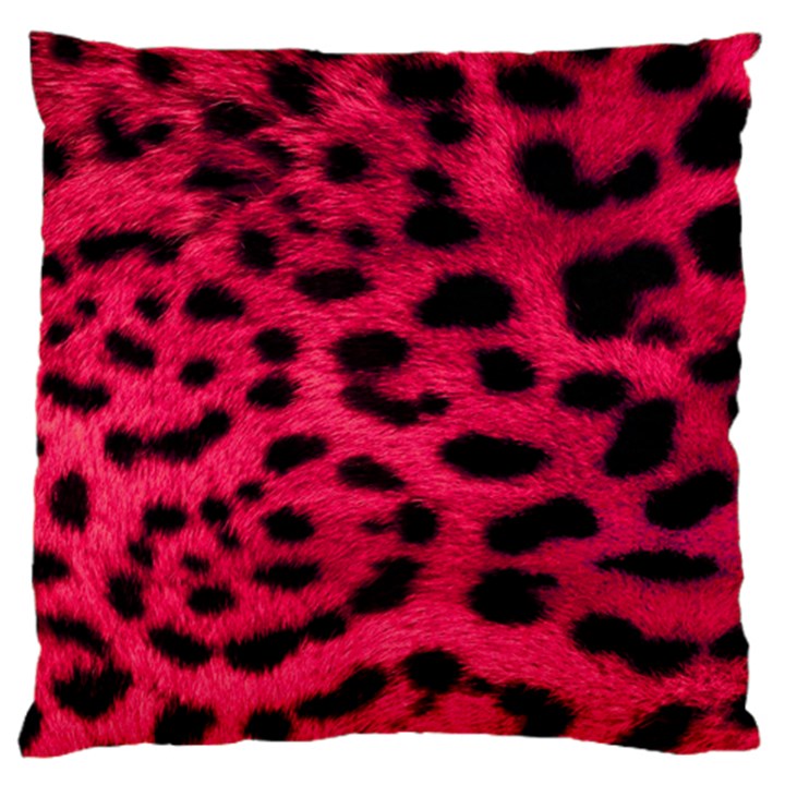 Leopard Skin Standard Flano Cushion Case (One Side)