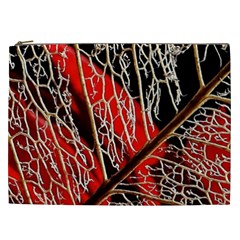 Leaf Pattern Cosmetic Bag (xxl)  by BangZart