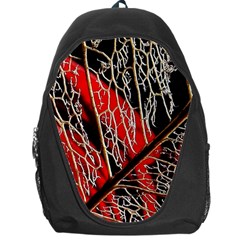 Leaf Pattern Backpack Bag by BangZart