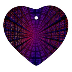 Matrix Heart Ornament (two Sides) by BangZart