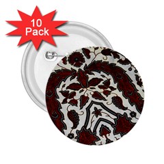 Javanese Batik 2 25  Buttons (10 Pack)  by BangZart