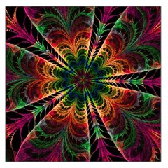 Kaleidoscope Patterns Colors Large Satin Scarf (square)