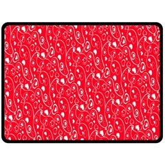 Heart Pattern Fleece Blanket (large)  by BangZart