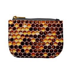 Honey Honeycomb Pattern Mini Coin Purses by BangZart