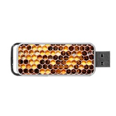 Honey Honeycomb Pattern Portable Usb Flash (two Sides) by BangZart