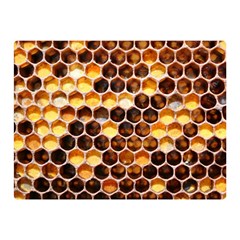 Honey Honeycomb Pattern Double Sided Flano Blanket (mini) 