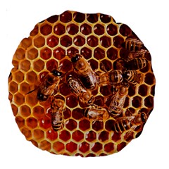 Honey Bees Large 18  Premium Round Cushions