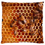 Honey Bees Standard Flano Cushion Case (One Side) Front