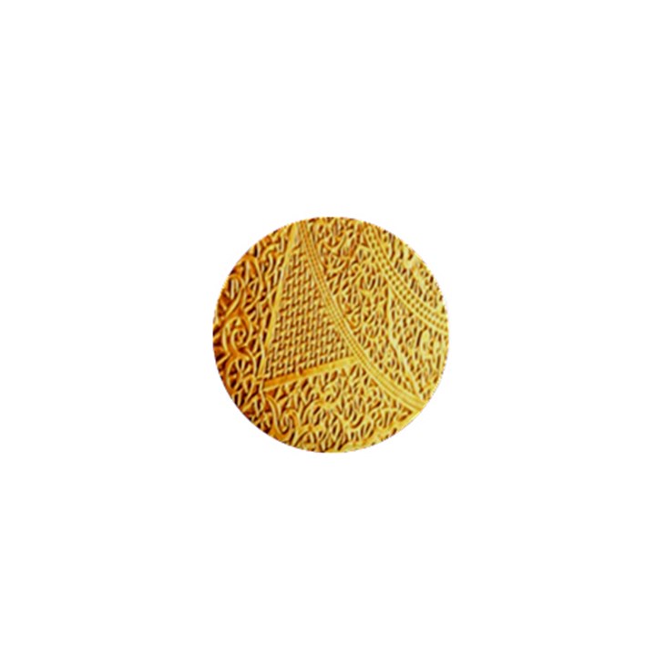 Gold Pattern 1  Mini Buttons