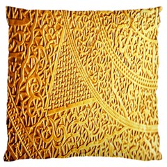 Gold Pattern Standard Flano Cushion Case (one Side)