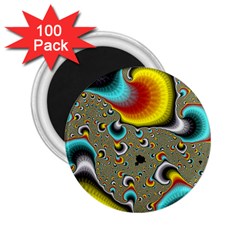Fractals Random Bluray 2 25  Magnets (100 Pack)  by BangZart