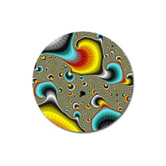 Fractals Random Bluray Magnet 3  (round) by BangZart