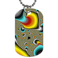 Fractals Random Bluray Dog Tag (one Side) by BangZart