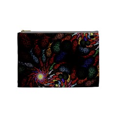 Fractal Swirls Cosmetic Bag (medium)  by BangZart