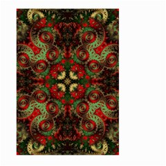 Fractal Kaleidoscope Large Garden Flag (two Sides) by BangZart