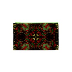 Fractal Kaleidoscope Cosmetic Bag (xs)