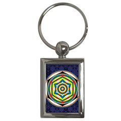 Flower Of Life Universal Mandala Key Chains (rectangle)  by BangZart