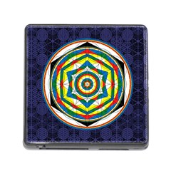 Flower Of Life Universal Mandala Memory Card Reader (square)