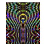 Curves Color Abstract Shower Curtain 60  x 72  (Medium)  60 x72  Curtain