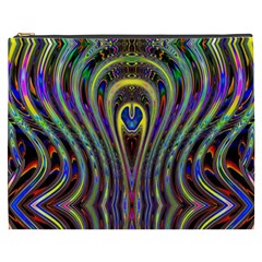 Curves Color Abstract Cosmetic Bag (xxxl)  by BangZart