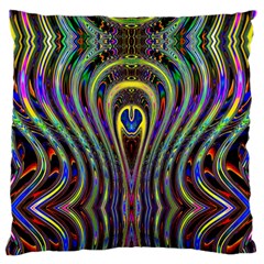 Curves Color Abstract Standard Flano Cushion Case (two Sides)