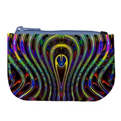 Curves Color Abstract Large Coin Purse