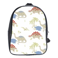 Dinosaur Art Pattern School Bags(large) 
