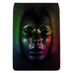 Digital Art Psychedelic Face Skull Color Flap Covers (s) 