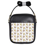 Cute Hamster Pattern Girls Sling Bags Front