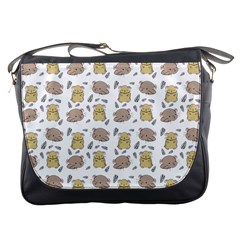 Cute Hamster Pattern Messenger Bags by BangZart