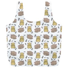 Cute Hamster Pattern Full Print Recycle Bags (l)  by BangZart