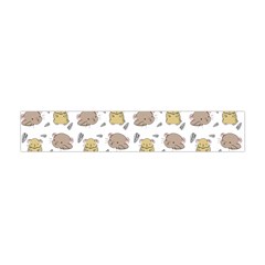 Cute Hamster Pattern Flano Scarf (mini)