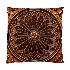 Decorative Antique Gold Standard Cushion Case (two Sides)