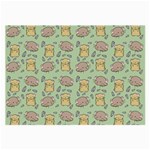 Cute Hamster Pattern Large Glasses Cloth (2-Side) Back