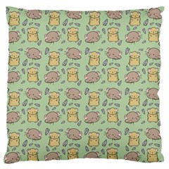 Cute Hamster Pattern Large Flano Cushion Case (two Sides) by BangZart