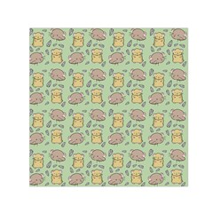 Cute Hamster Pattern Small Satin Scarf (square) by BangZart