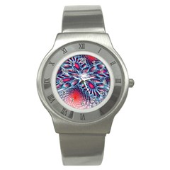 Creative Abstract Stainless Steel Watch by BangZart